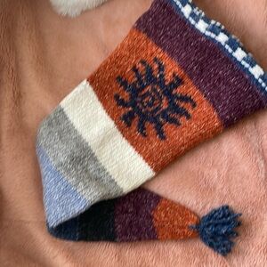 Hand knitted hat